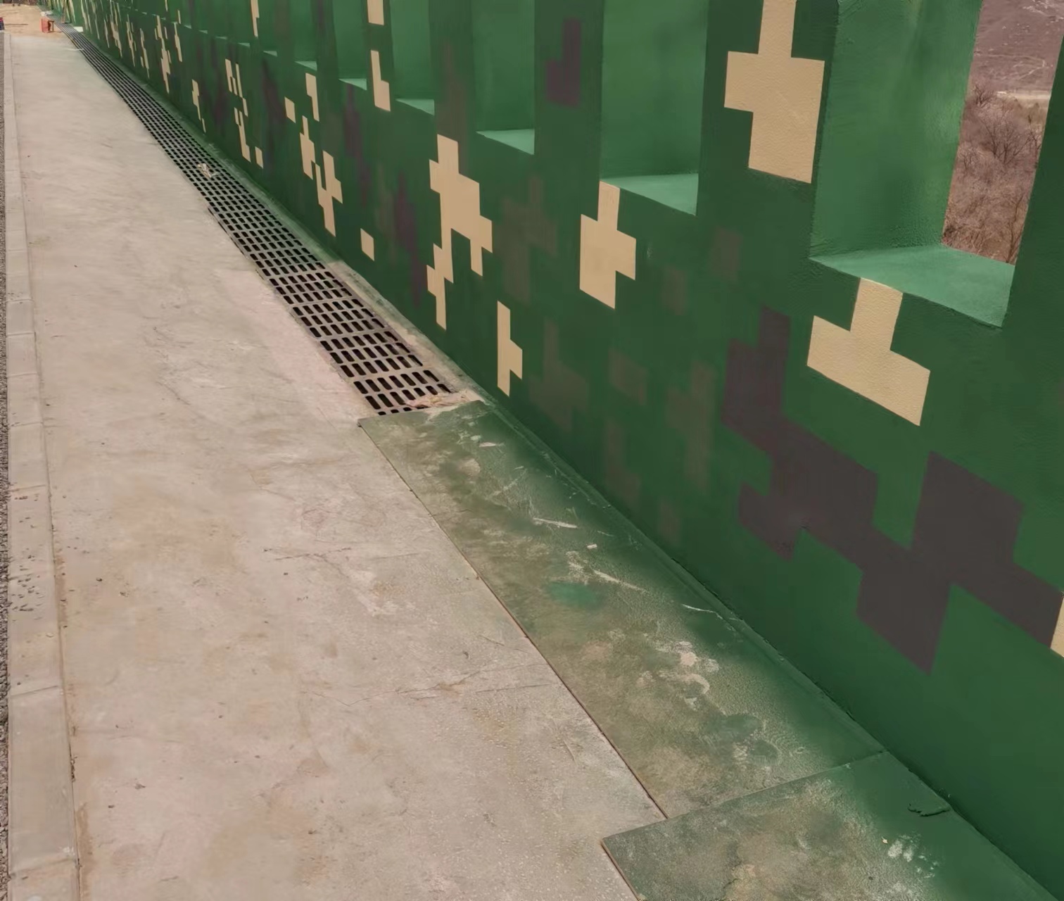 毕节围墙迷彩喷涂,数迷彩漆