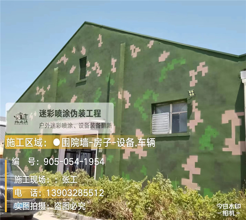 毕节外墙数码迷彩漆施工报价清单（100㎡标准墙面测算）